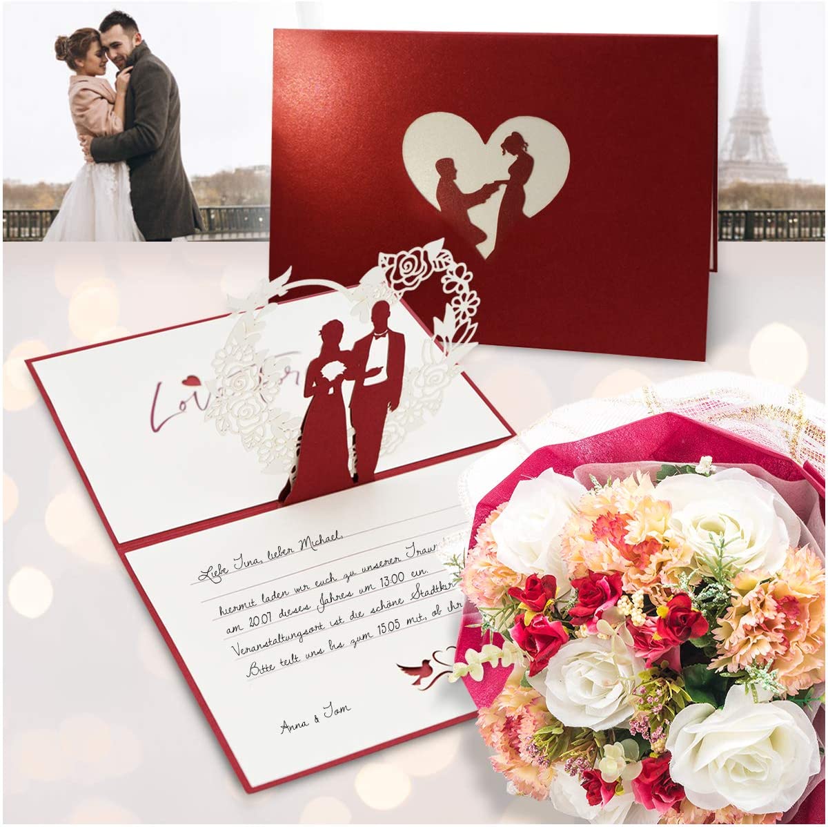 Intrend int!rend Pop Up Hochzeitskarte - Farbtüpfli - Laden und offenes  Atelier Regarding Wedding Pop Up Card Template Free
