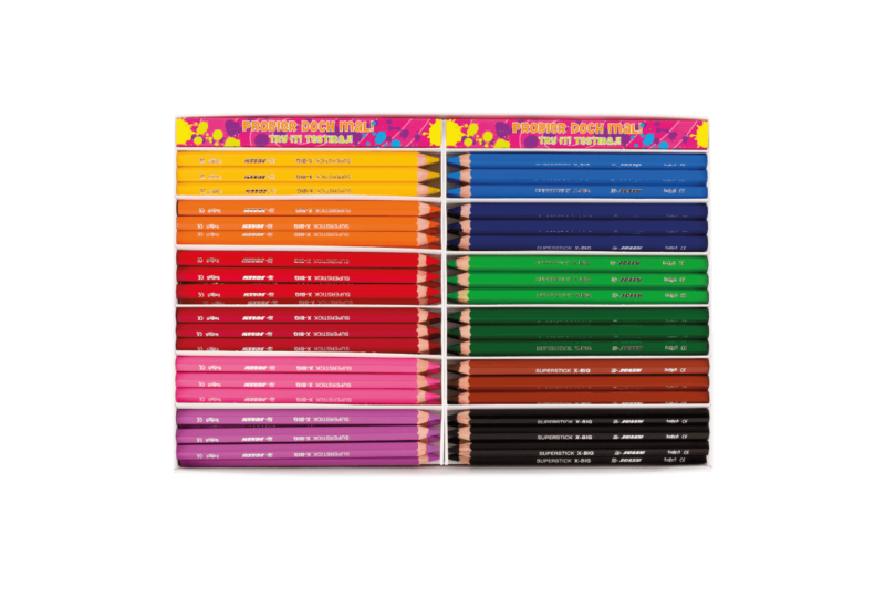 Supersticks Delta im Classpack-Grundfarben